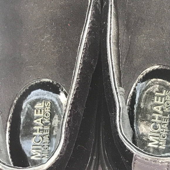 SALE! Michael Kors Beaded Velvet Black Loafers - Picture 10 of 14